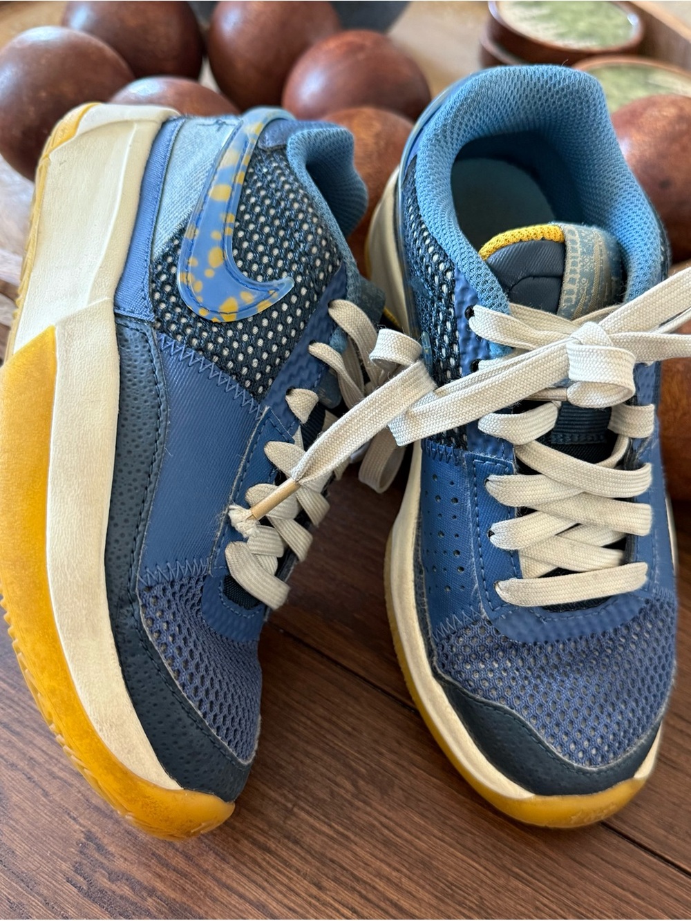 Nike Ja 1 SE Backyard BBQ Casual Shoes FQ7371-400 Youth 1 Kids Boys Girls Junior